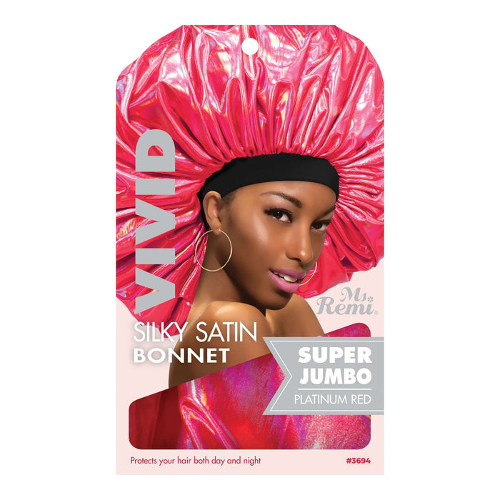 Ms. Remi Vivid Silky Satin Bonnet X-Jumbo, 1 Count, Assorted Color