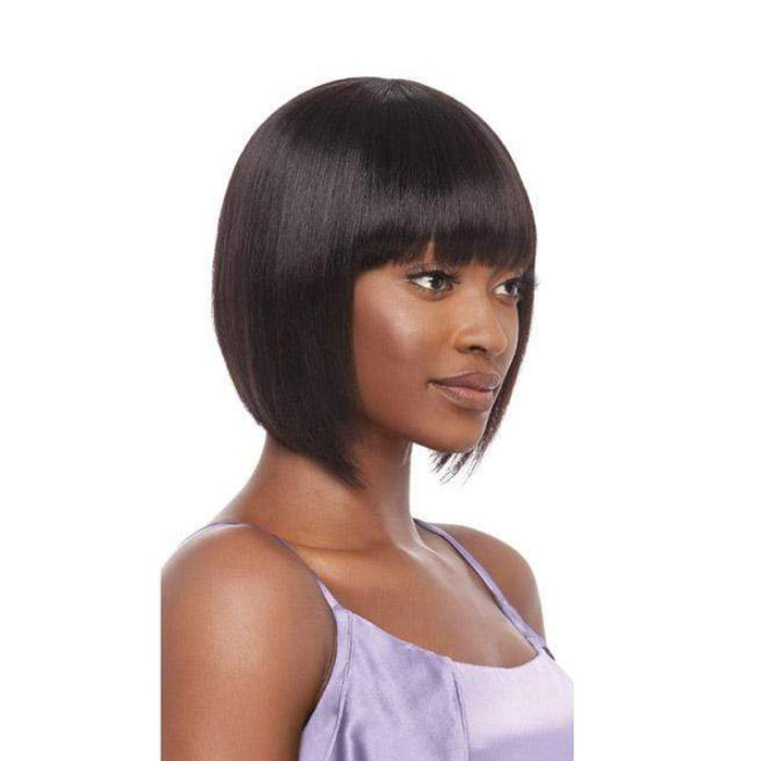 My Tresses Purple Label 100% Unprocessed Human Hair Full Wig - Straight Bob 10''