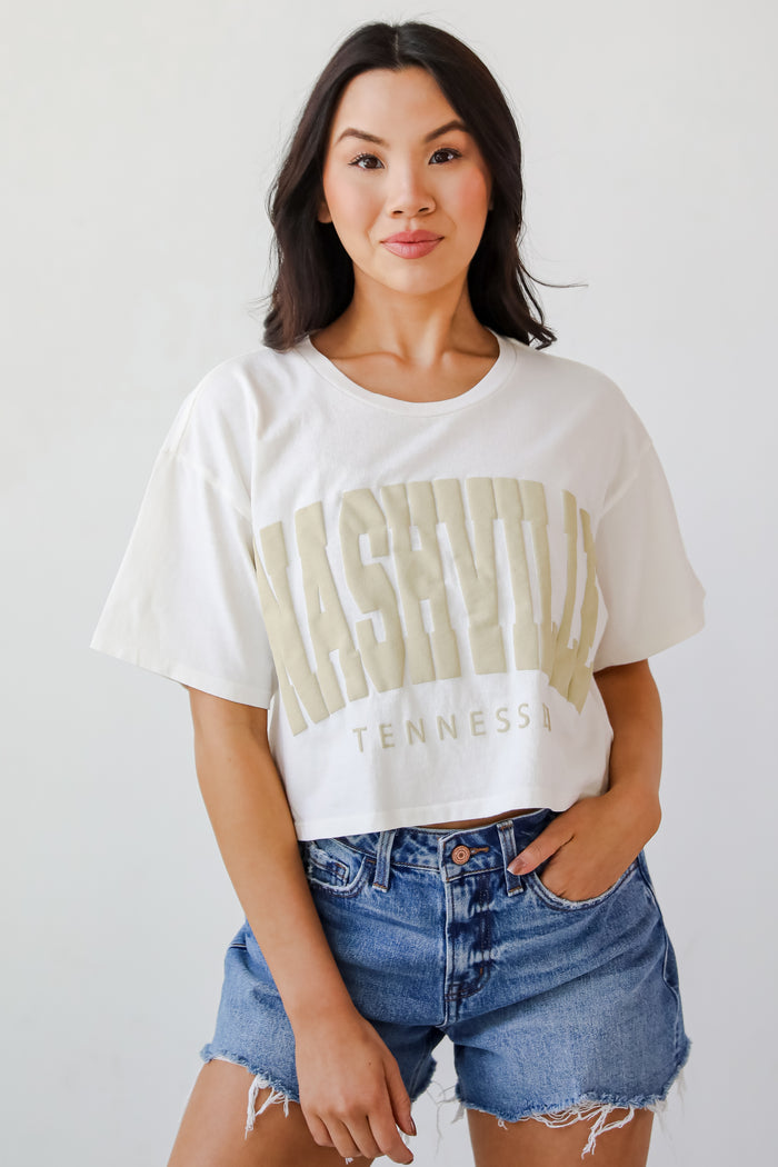 Nashville Tennessee Cropped Tee