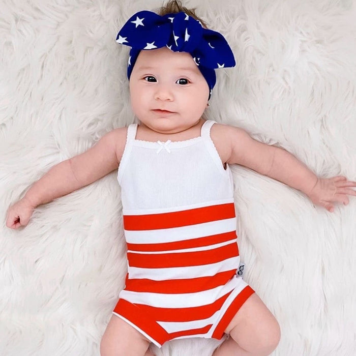 Navy Stars Headbands
