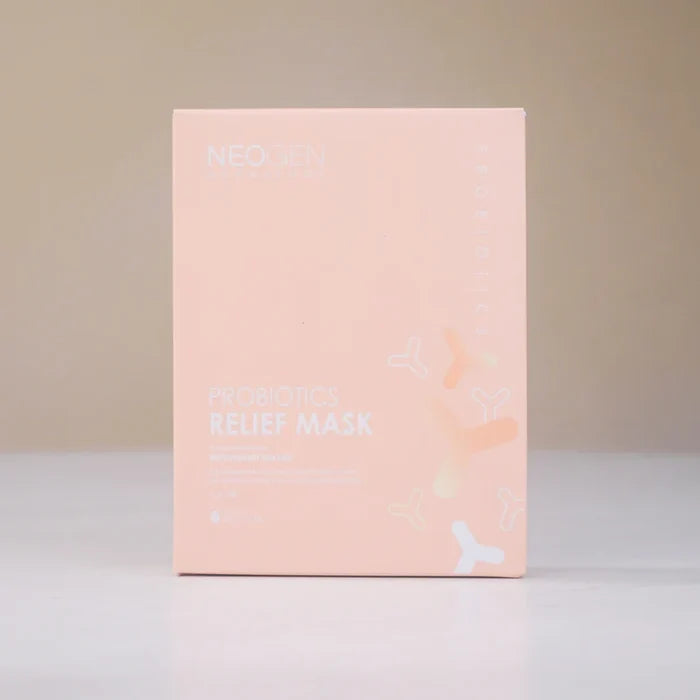 NEOGEN Probiotics Relief Mask Set 5 Sheets مجموعة الماسكات الورقية بالبروبايوتكس