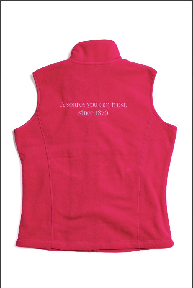 New - The Irish Field Pink Gilet
