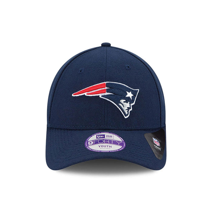 This is a New England Patriots Youth The League Dark Blue 9FORTY Adjustable Cap 2