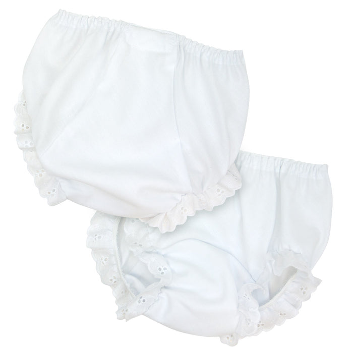 New ICM Double Seat Panty-White