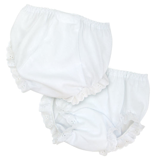 New ICM Double Seat Panty-White
