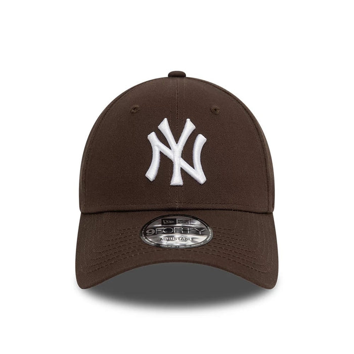 This is a New York Yankees League Essential Dark Brown 9FORTY Adjustable Cap 2