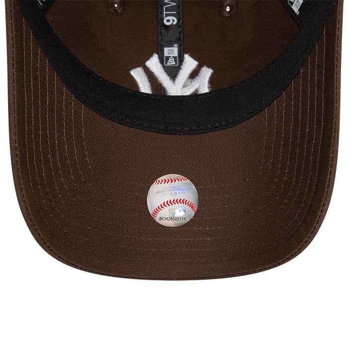 This is a New York Yankees League Essential Dark Brown 9TWENTY Adjustable Cap 2