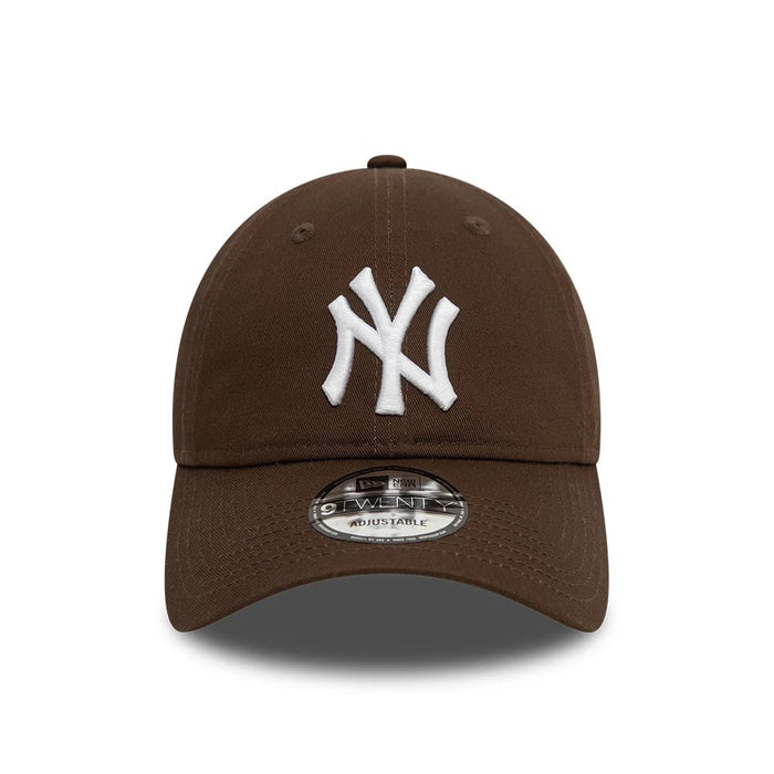 This is a New York Yankees League Essential Dark Brown 9TWENTY Adjustable Cap 6