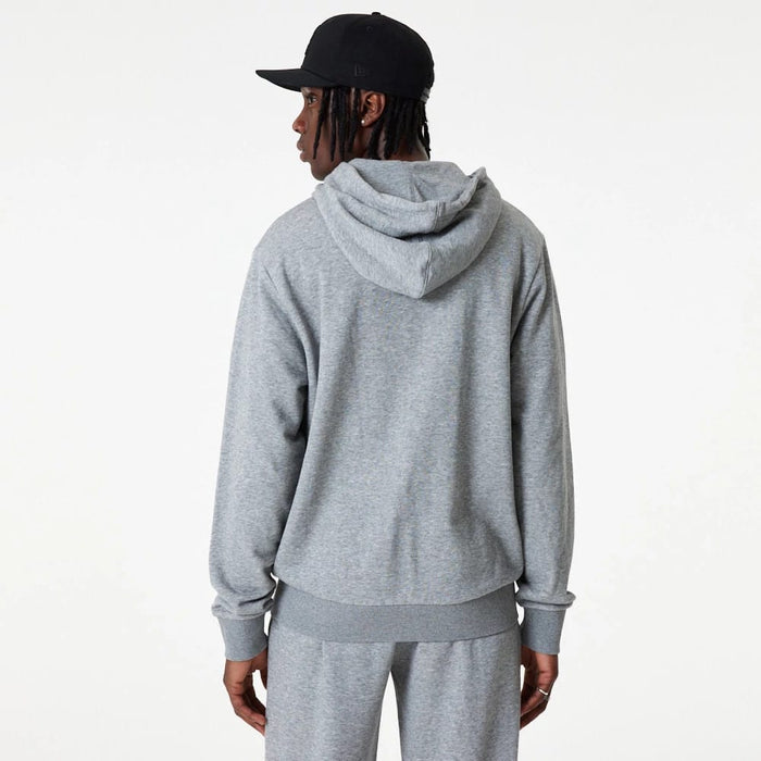 The Male model is wearing New York Yankees MLB Essential Grey Full Zip Hoodie 2