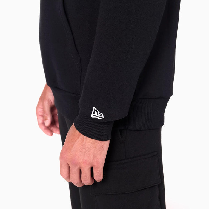 The Male model is wearing NFL Shield Logo NFL Black Pullover Hoodie 5