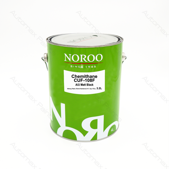 Noroo Chemithane CUF-108F 2K Urethane Topcoat Matt Black 3.2L