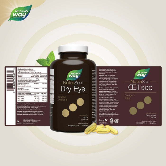 NutraSea Dry Eye Omega-3 Soft Gels