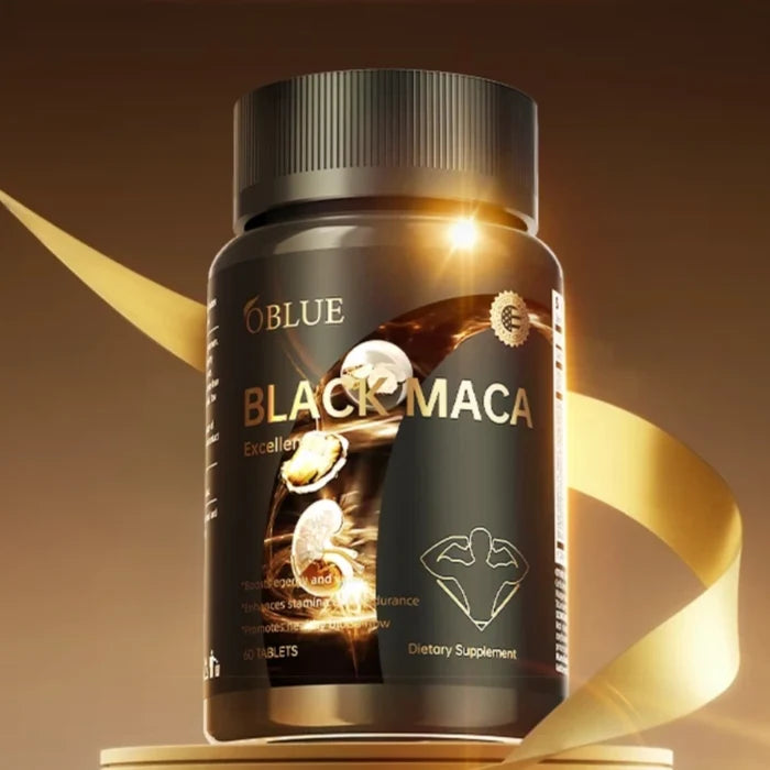 OBLUE Max High-Potency Black Maca & Oyster Energy Complex (60 Capsules)