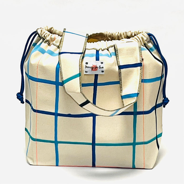 Large / Blue Gingham