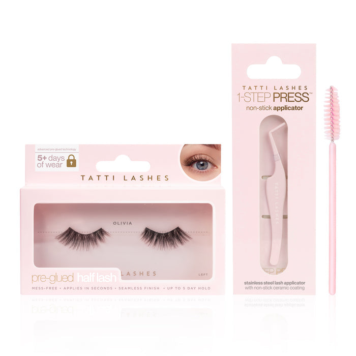 Olivia Pre-Glued Half Lash Kit