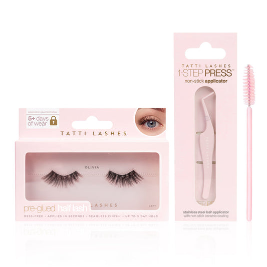 Olivia Pre-Glued Half Lash Kit