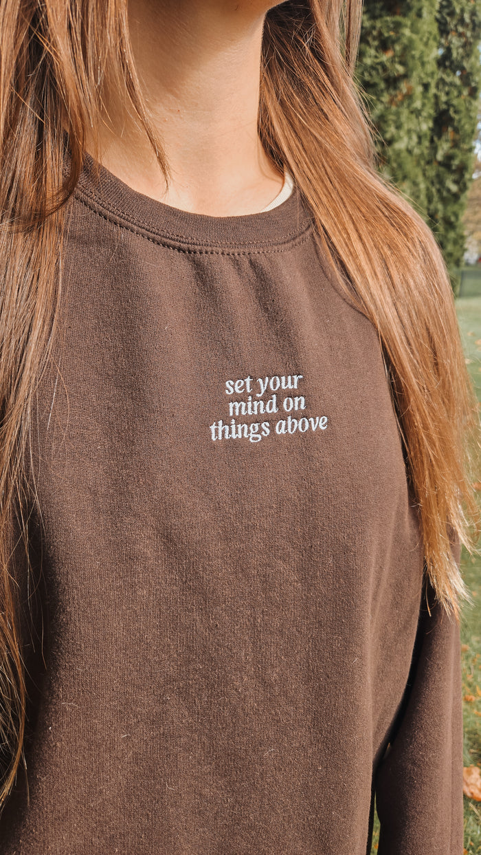 On Things Above Unisex Crewneck