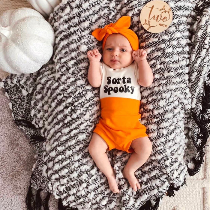 Orange Bummies  & Biker Shorts