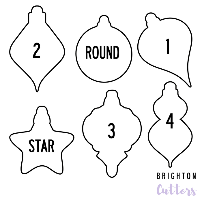 Ornament Set of 6 Cookie Cutters