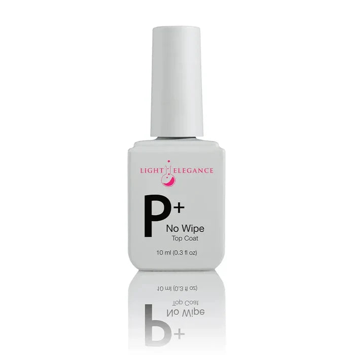 P+ No Wipe Top Coat, 10 ml-Top Gloss Gels-Light Elegance-Gel Essentialz