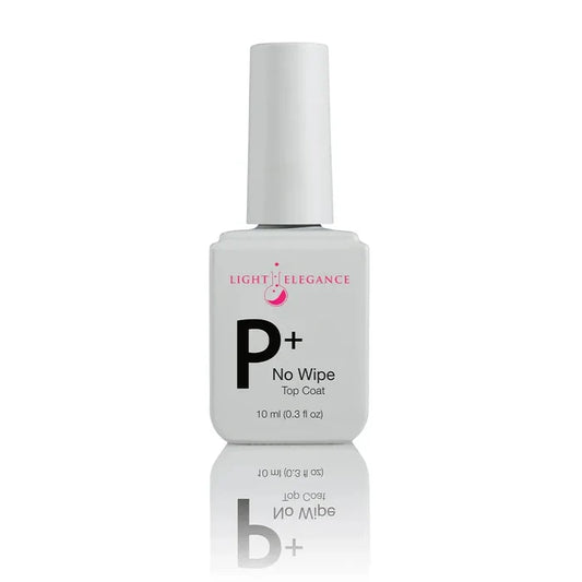 P+ No Wipe Top Coat, 10 ml-Top Gloss Gels-Light Elegance-Gel Essentialz
