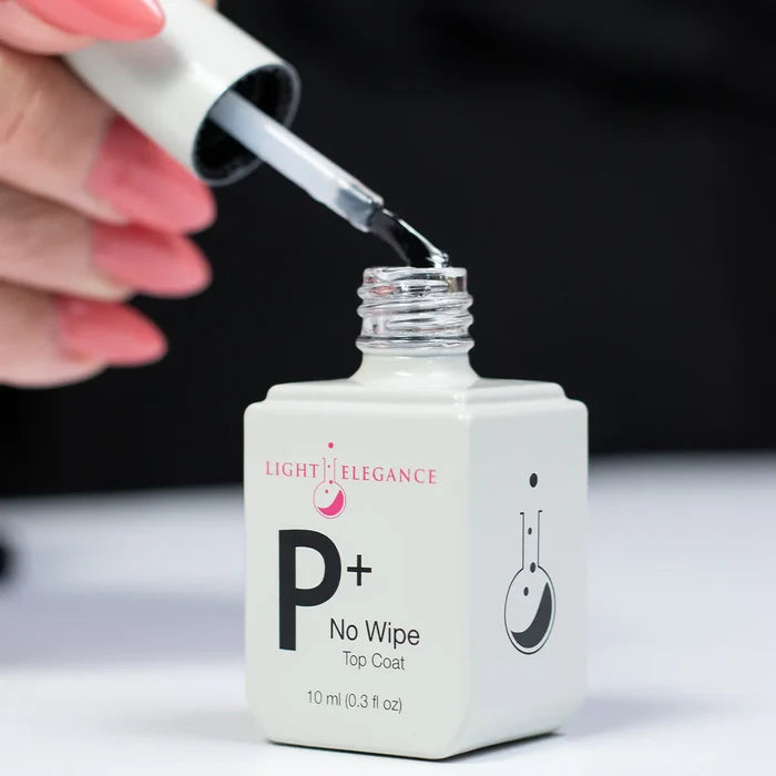 P+ No Wipe Top Coat, 10 ml-Top Gloss Gels-Light Elegance-Gel Essentialz