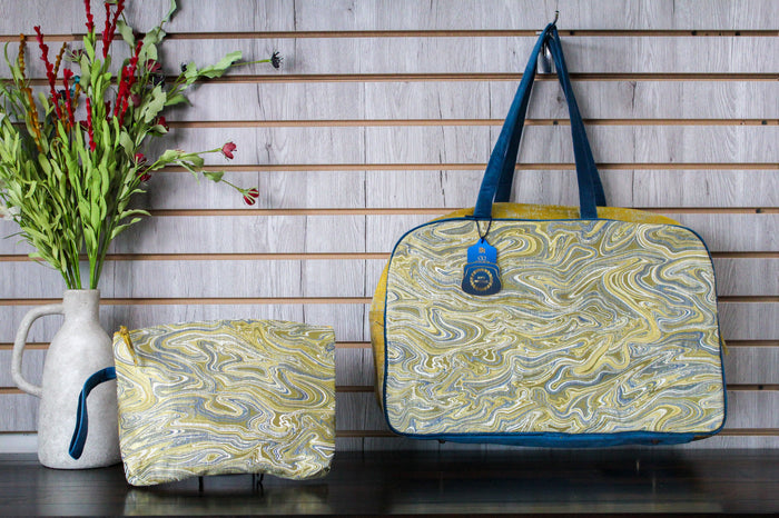 Gold Marbleized
