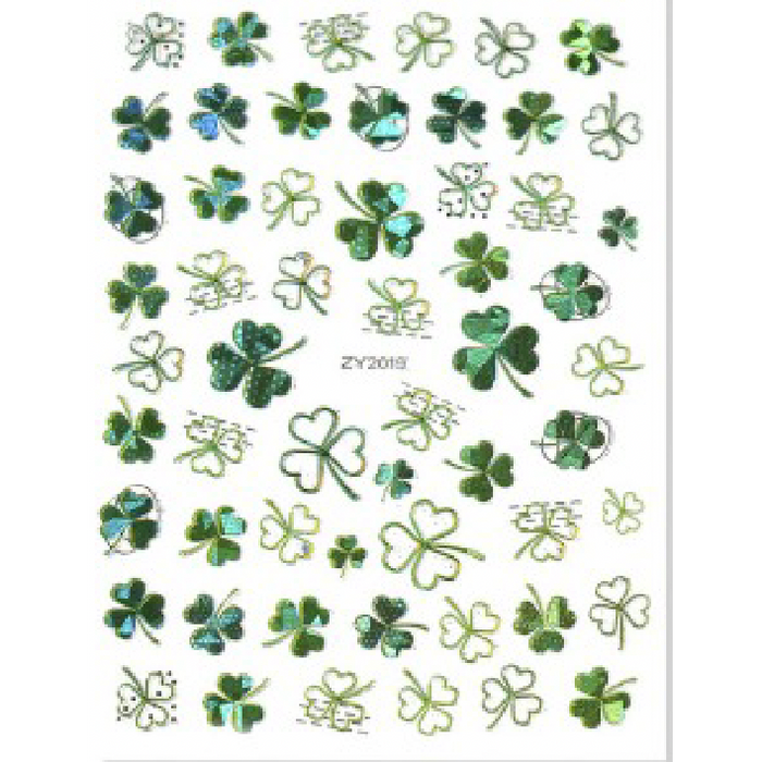 Pasties Decals - Holo Shamrock 19