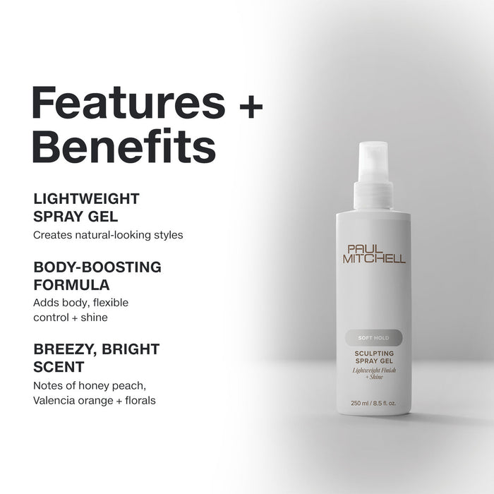 Paul Mitchell Soft Hold Soft Sculpting Spray Gel 250ml