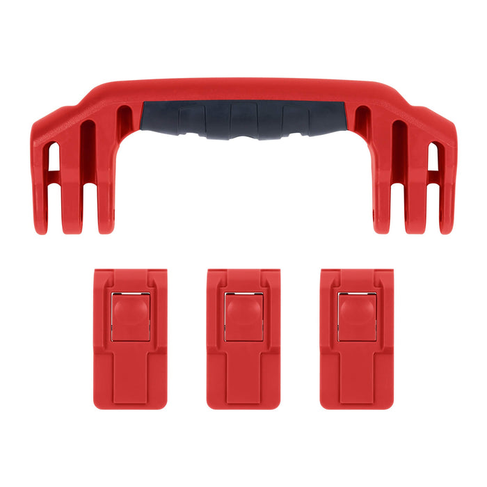 Pelican 1555 Air Replacement Handle & Latches, Red (Set of 1 Handle, 3 Latches) ColorCase
