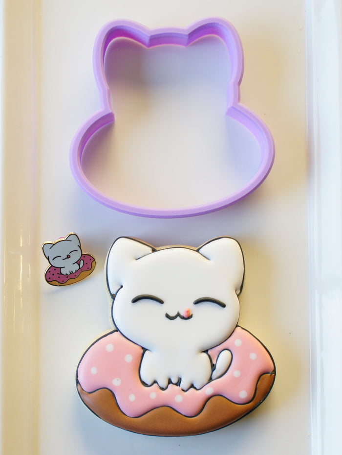 Pepzart Donut Kitty Cookie Cutter
