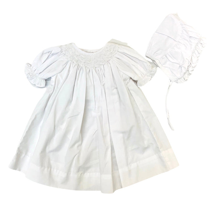 Petit Ami White Bishop Daygown