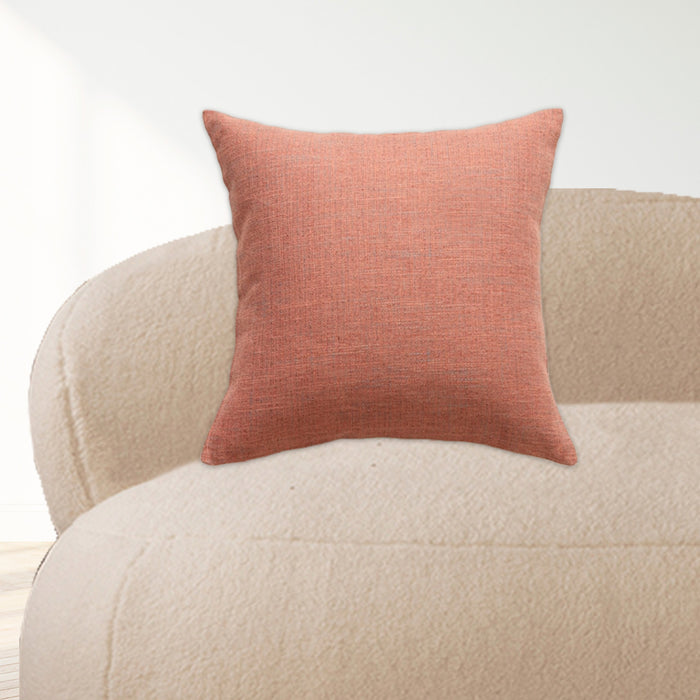 Pink Linen Cushion Cover