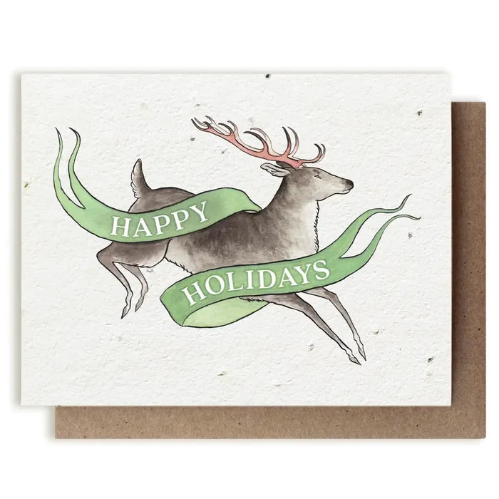 Reindeer Happy Holidays