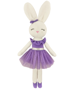 Plush Bunny Zoe purple