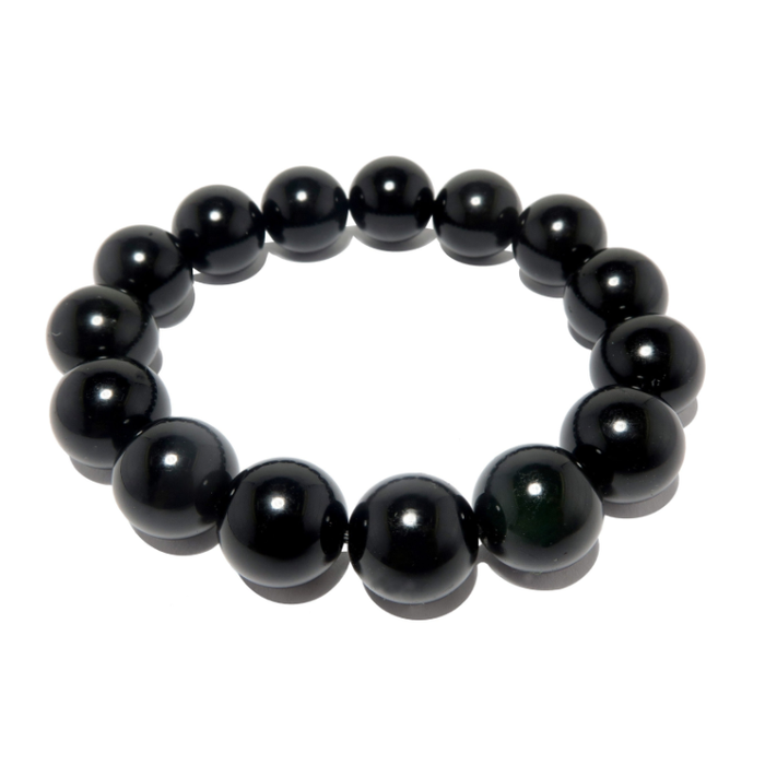 Powerful Cleanser Black Obsidian Beaded Bracelet