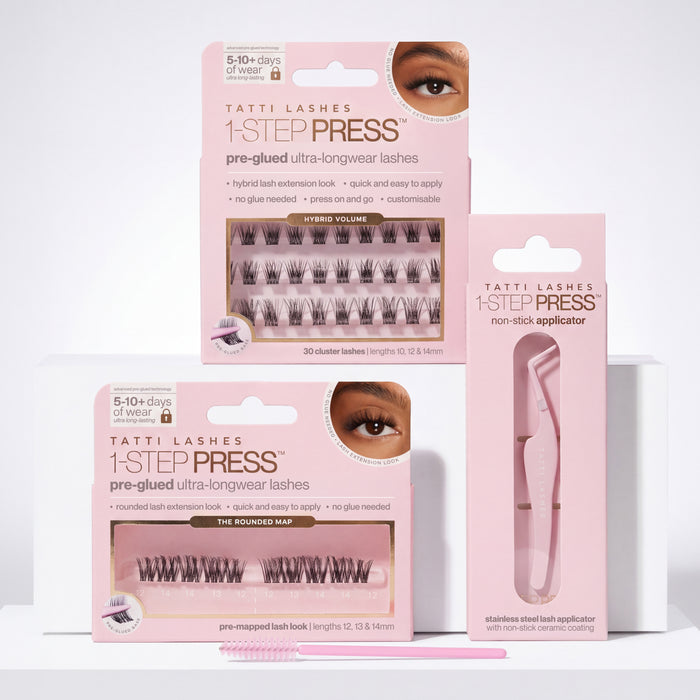 Pre-Glued Glam Cluster Lash Bundle