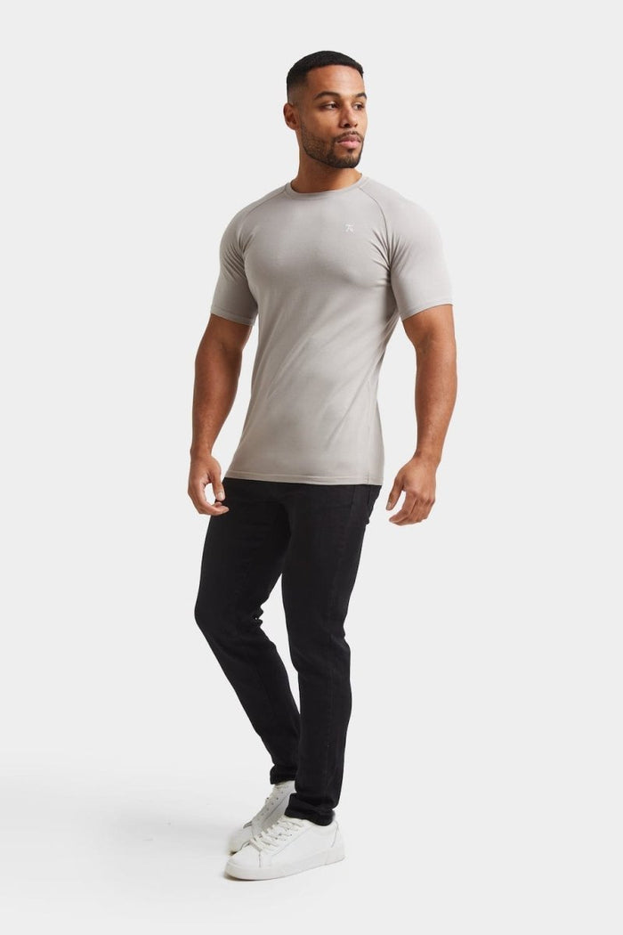 Premium Athletic Fit T-Shirt in Concrete Grey - TAILORED ATHLETE - USA