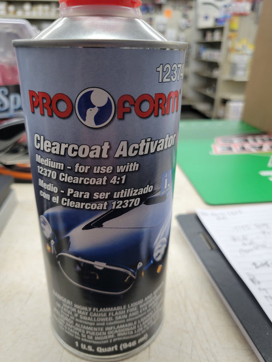 PRO FORM URETHANE CLEARCOAT ACTIVATOR Medium QT #12374