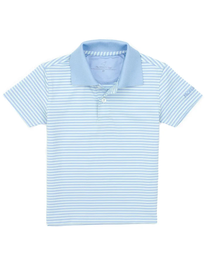 Properly Tied Dallas Polo-Breeze Blue