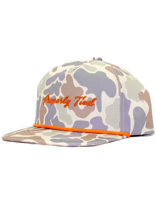 Properly Tied Sportsman Rope Hat-Field Camo