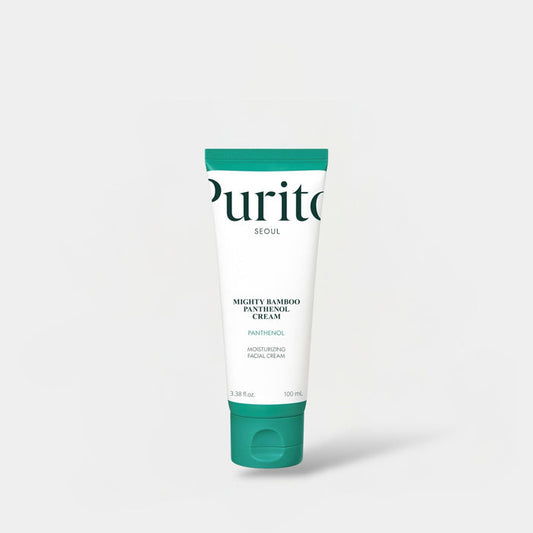 Purito Mighty Bamboo Panthenol Cream 100ml بوريتو مايتي بامبو بانثينول كريم - Princess Cosmetics Qatar