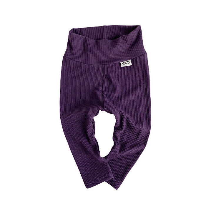 Purple Rib Leggings and/or Headbands