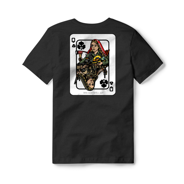 Queen Of Clubs - Wildland Firefighter Combat Medic