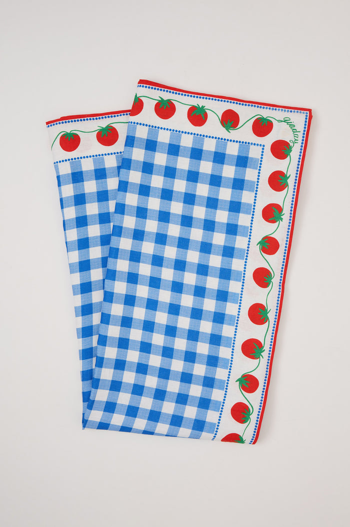 Pranzo Tablecloth in Heavy Linen With Large Rectangular Shape - Flat Lay Product View Featured