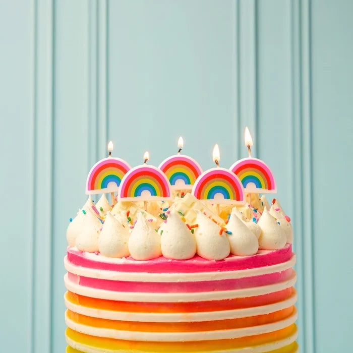 Rainbow Birthday Candles