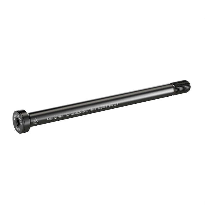 Rear Thru Axle 12mm x 166 Length x 1.0 Thread Pitch - Conical Washer