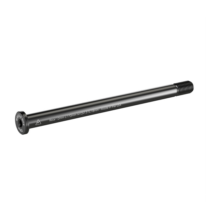 Rear Thru Axle 12mm x 172 Length x 1.5 Thread Pitch - Flat Washer