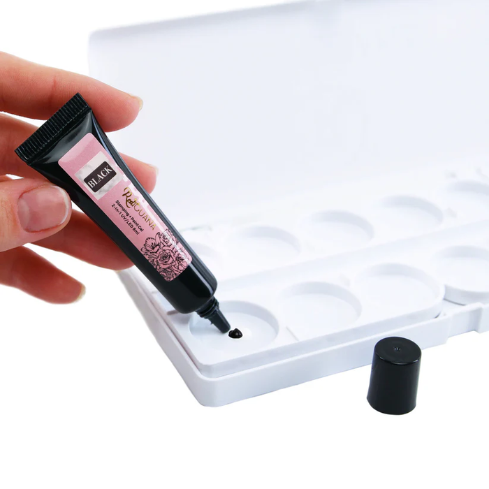 RI- White Nail Art Pallete-Nail Art Brush-Red Iguana LLC-Gel Essentialz