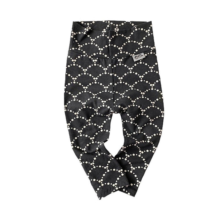 Ripples Black Leggings